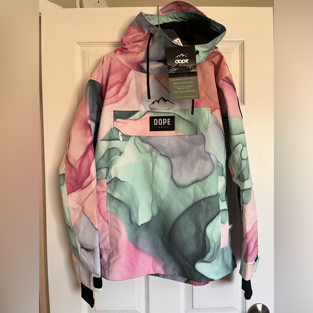 Brand NWT!! Small Dope Snow pullover jacket - mirage color